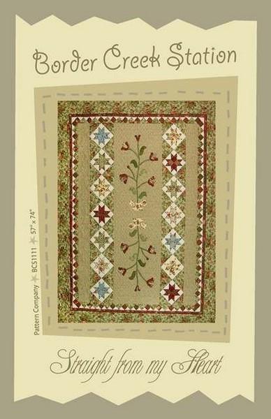 Straight From My Heart by Border Creek Station available in Canada at The Quilt Store