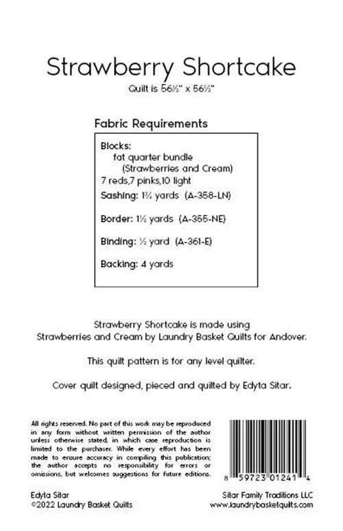 Strawberry Shortcake Pattern