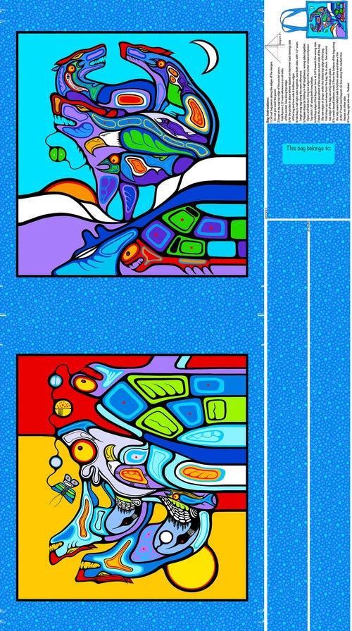 The Four Seasons Canvas Tote Bag Panel