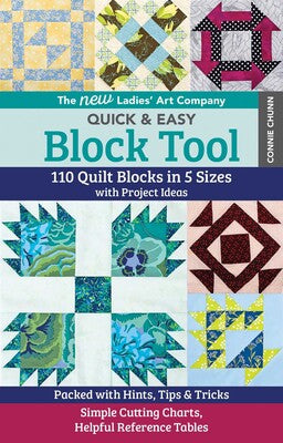 The New Ladies' Art Company Quick & Easy Block Tool 10 Quilt Blocks in 5 Sizes