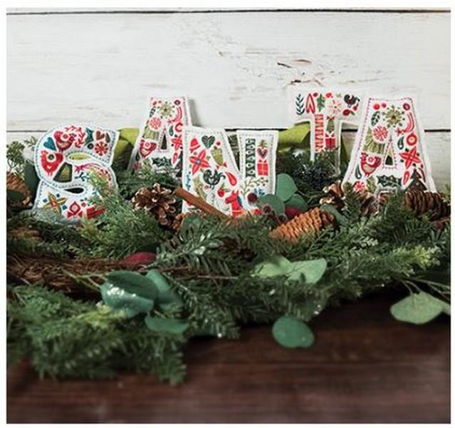 Anita Goodesign Christmas Letters available in Canada at The Quilt Store