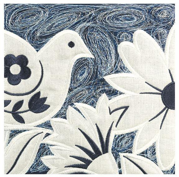 Anita Goodesign Fluid Motion Tile Scene available in Canada at The Quilt Store