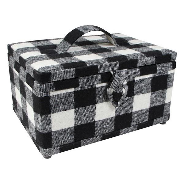 Plaid Sewing Basket available in Canada at The Quilt Store