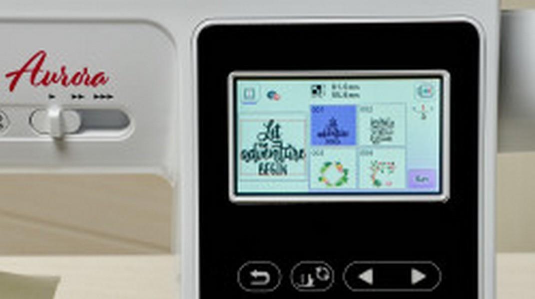 Baby Lock Aurora avaialble in Canada at The Quilt Store