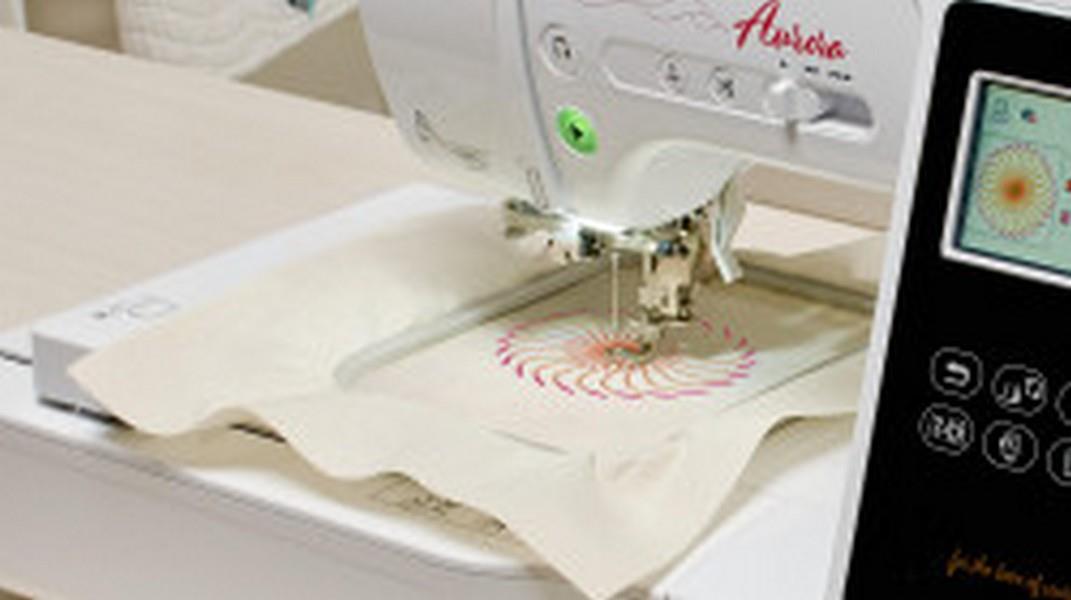 Baby Lock Aurora avaialble in Canada at The Quilt Store