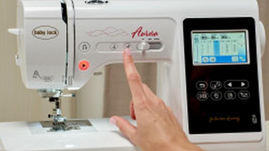 Baby Lock Aurora avaialble in Canada at The Quilt Store