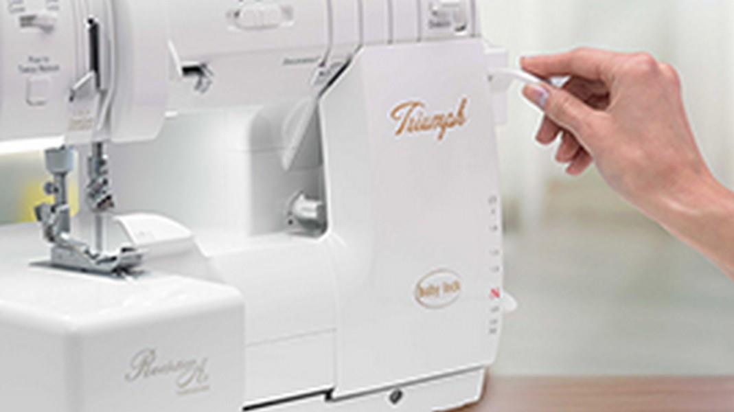 BabyLock Triumph Serger available at The Quilt Store