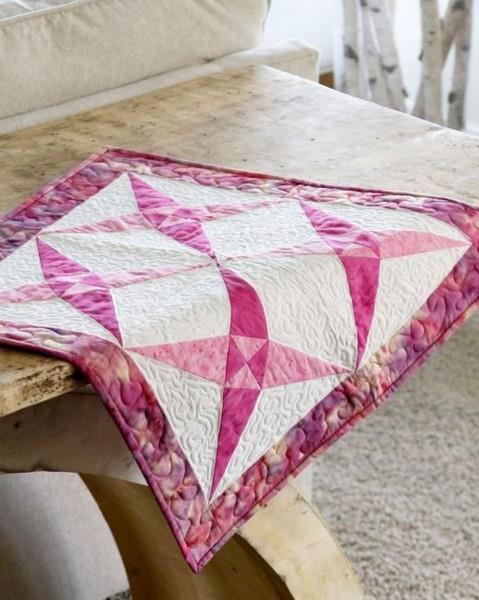 GO! Crossed Canoes Wall Hanging Finished by Accuquilt available in Canada at The Quilt Store