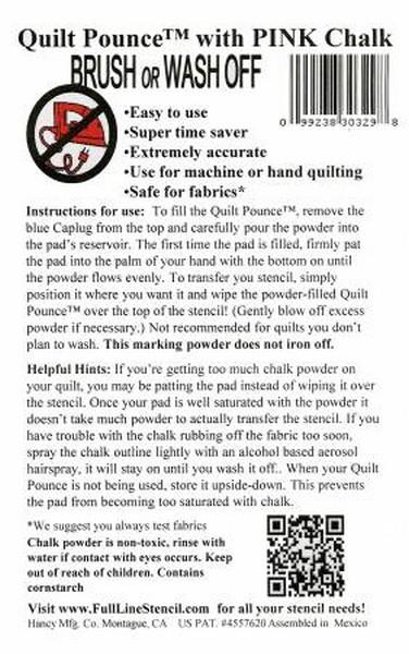 Quilt Pounce Pink - Wash-out