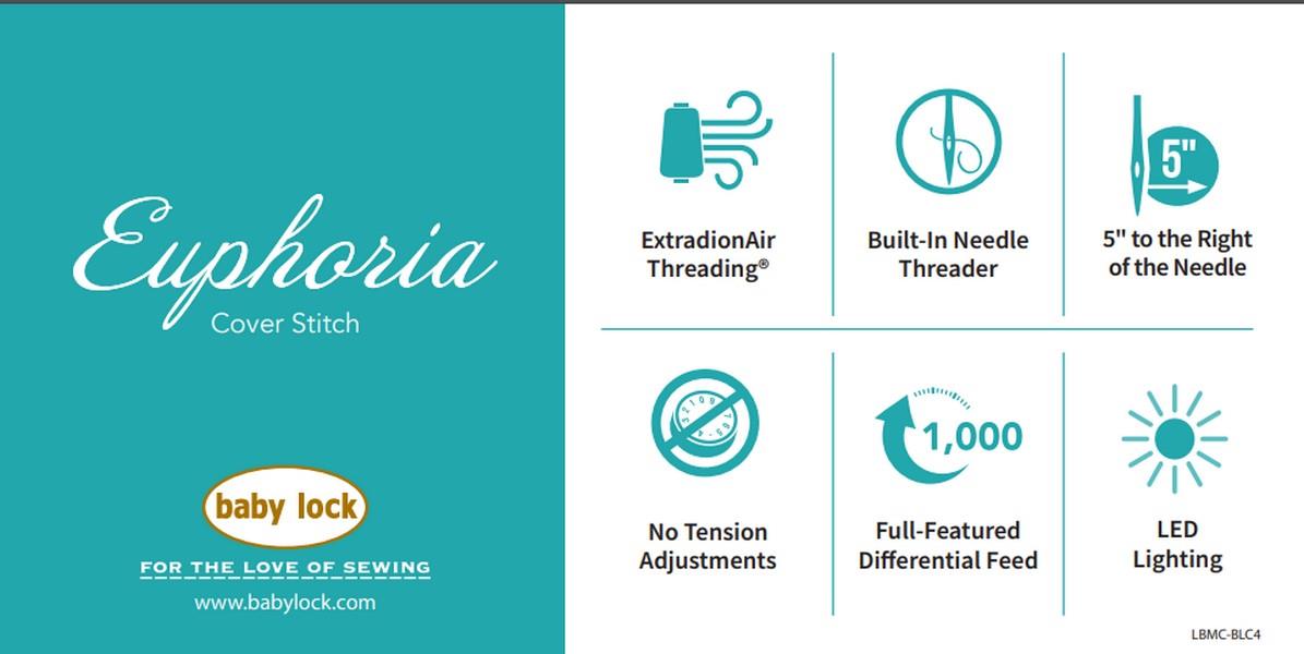 Baby Lock Euphoria Cover Stitch