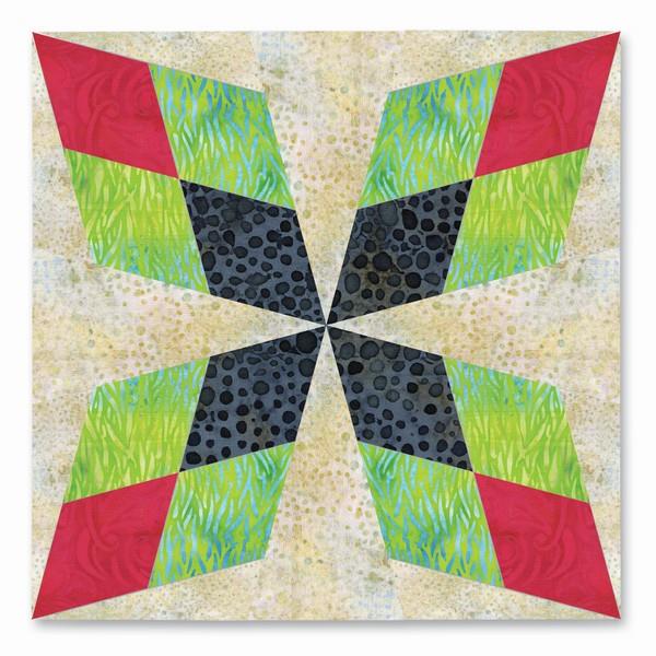 Accuquilt Arkansas Traveler Block on Board