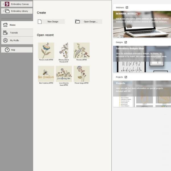 Bernina Designer Plus Software V9 available in Canada at The Quilt Store