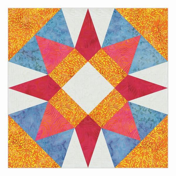 Accuquilt North Carolina Star Block on Board Die available in Canada at The Quilt Store