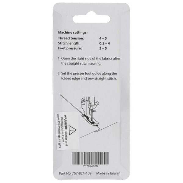 Janome High Shank Stitch in the Ditch Foot available in Canada at The Quilt Store