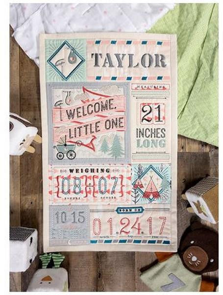 Anita Goodesign Hello Baby Quilt at The Quilt Store