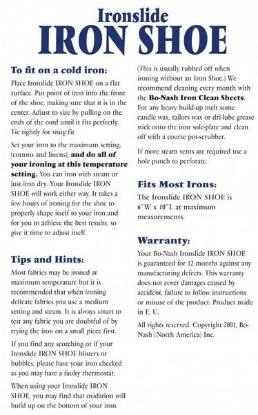 IronShoe available at The Quilt Store