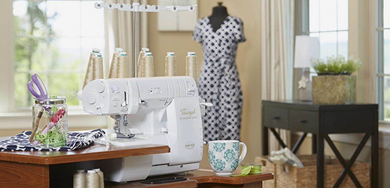 BabyLock Triumph Serger available at The Quilt Store