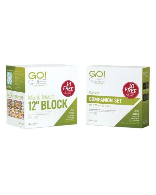 Accuquilt GO! Qube 12" Companion Corners Set available in Canada at The Quilt Store
