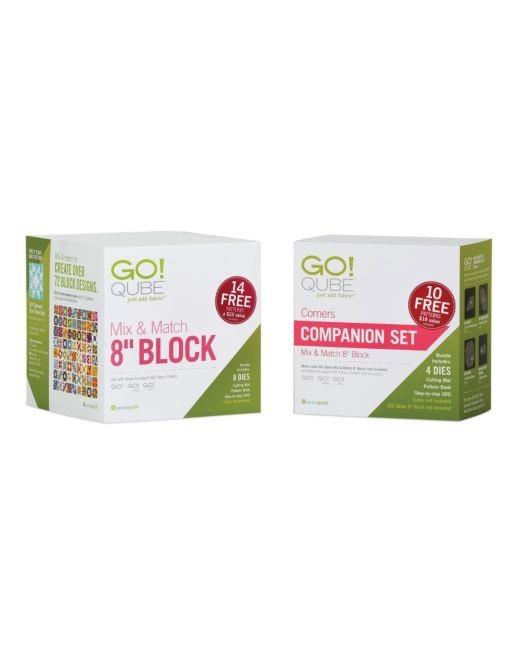 Accuquilt GO! Qube 8" Companion Corner set available in Canada at The Quilt Store
