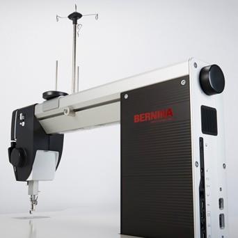 Bernina Q20 on a Teak Table - Sit-down Model for Longarm Quilting Floor model