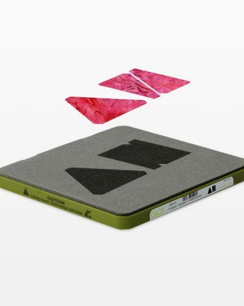 AccuQuilt Go! Fabric Cutting Die Triangle in a Square 2" Finished available in Canada at The Quilt Store