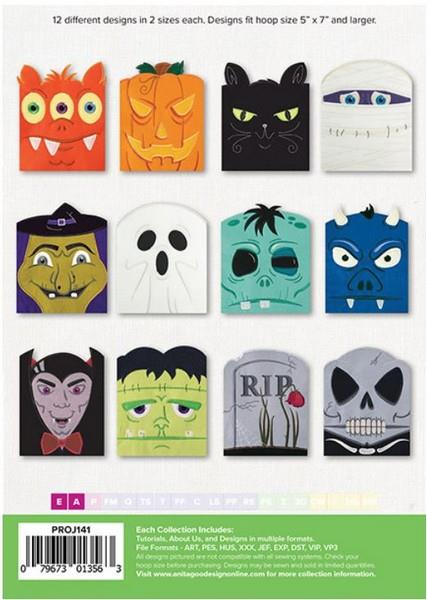 Anita Goodesign Trick or Treat Bags available in Canada at The Quilt Store