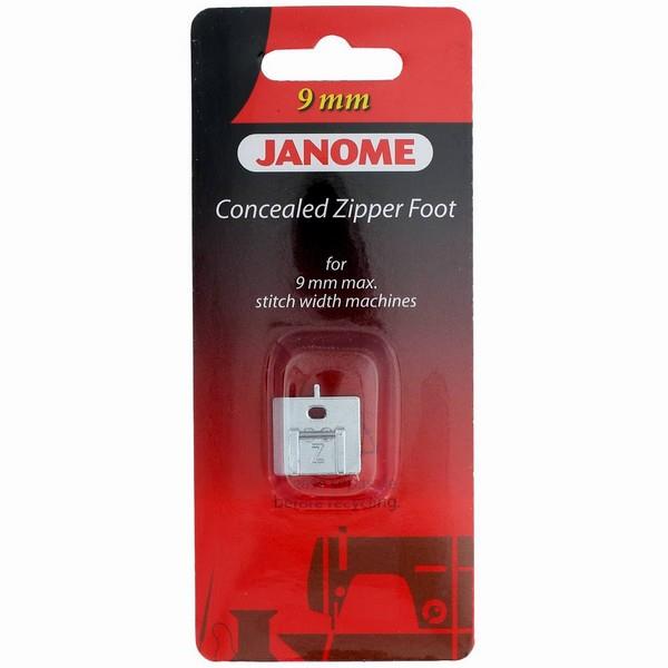 janome Concealed Zipper Foot available in Canada at The Quilt Store