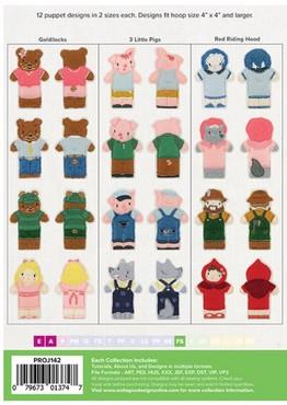Anita Goodesign Fairy Tale Finger Puppets available in Canada at The Quilt Store