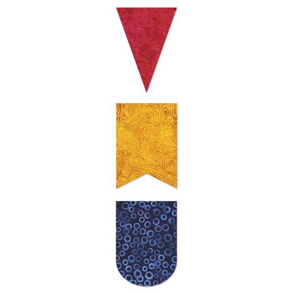 GO! Pennants Accuquilt Die available at The Quilt Store in Canada