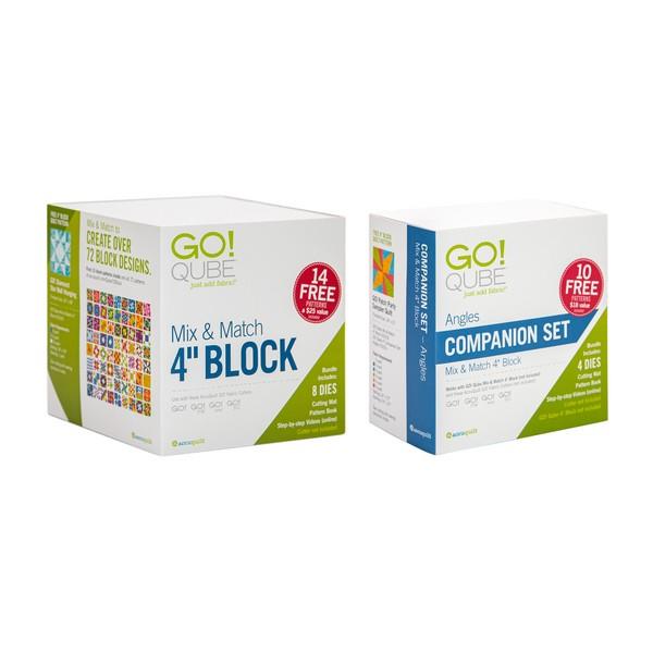 Accuquilt Qube 4" Companinon Set-Angles