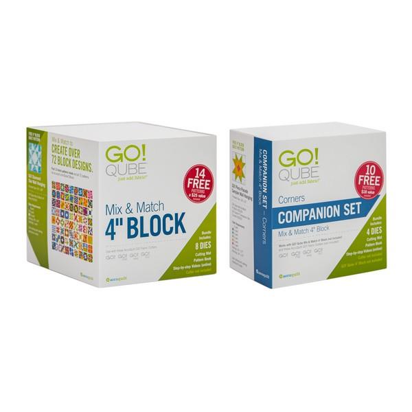 Accuquilt Qube 4" Companion Set - Corners