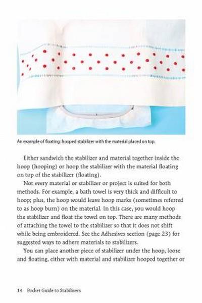 Pocket Guide to Stabilizers by Sue O'Very-Pruitt available in Canada at The Quilt Store