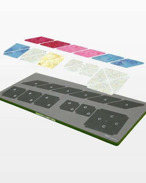 Accuquilt Carpenter's Wheel Block on Board Die available in Canada at The Quilt Store