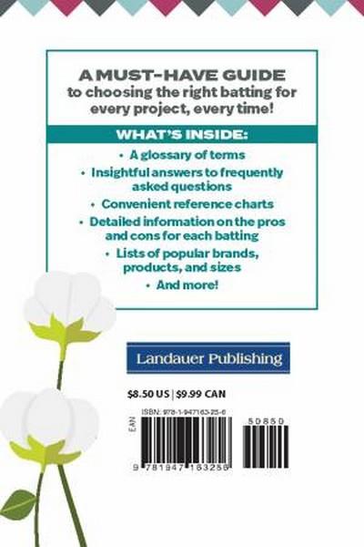 Know Your Battings Carry-Along Reference Guide available in Canada at The Quilt Store