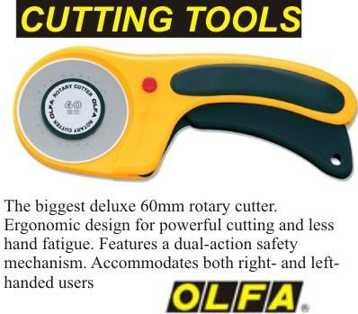 OLFA ERGONOMIC ROTARY CUTTER - 60mm
