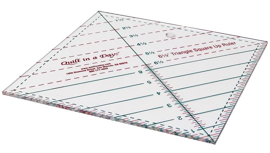 6 1/2" Triangle Square Up Ruler