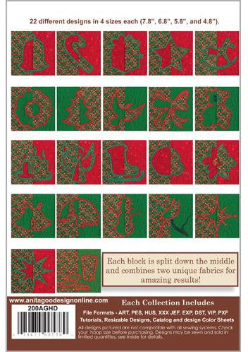 Anita Goodesign Christmas Mirror Block