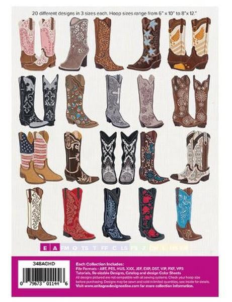 These Boots Were Made for Stitchin' by Anita Goodesign