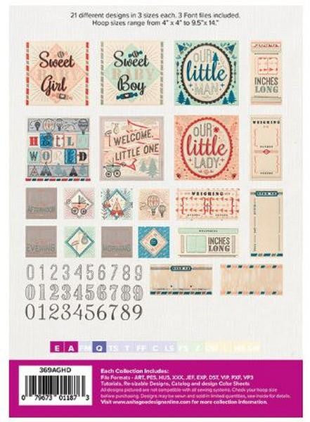 Anita Goodesign Hello Baby Quilt at The Quilt Store