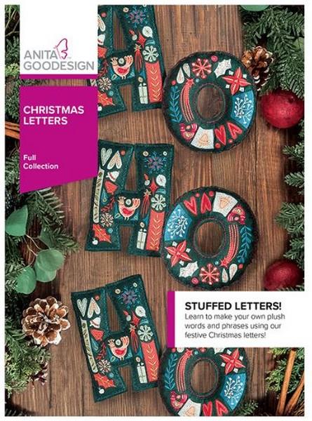 Anita Goodesign Christmas Letters available in Canada at The Quilt Store