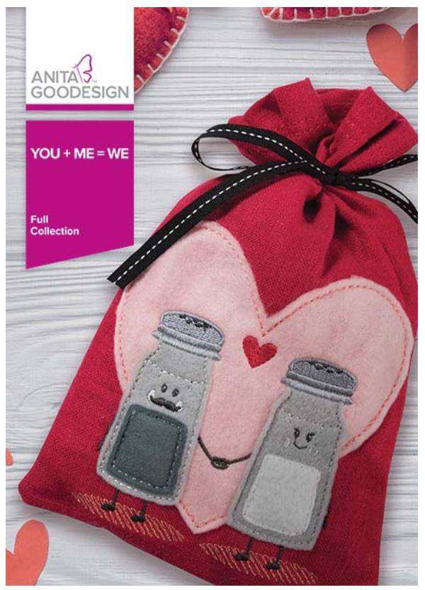 Anita Goodesign You + Me = We available in Canada at The Quilt Store