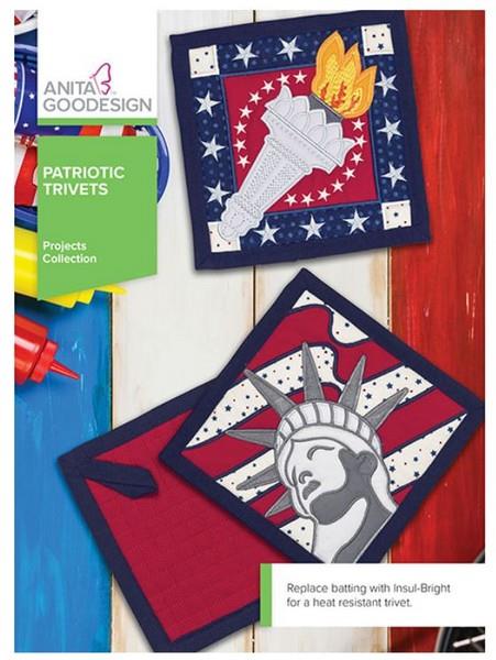 Patriotic Trivets by Anita Goodesign available in Canada at The Quilt Store