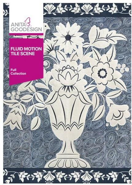 Anita Goodesign Fluid Motion Tile Scene available in Canada at The Quilt Store