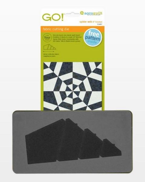 GO! Spider Web 6" Finished by Accuquilt available in Canada at The Quilt Store