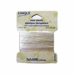 Unique Clear Elastic 6mm x 5m