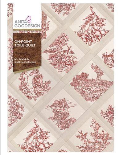 Anita Goodesign On-Point Toile Quilt