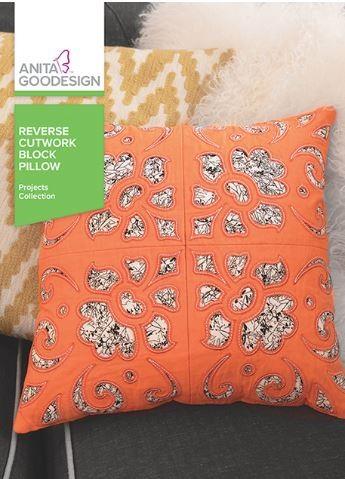 Reverse Cutwork Block Pillow available in Canada at The Quilt Store