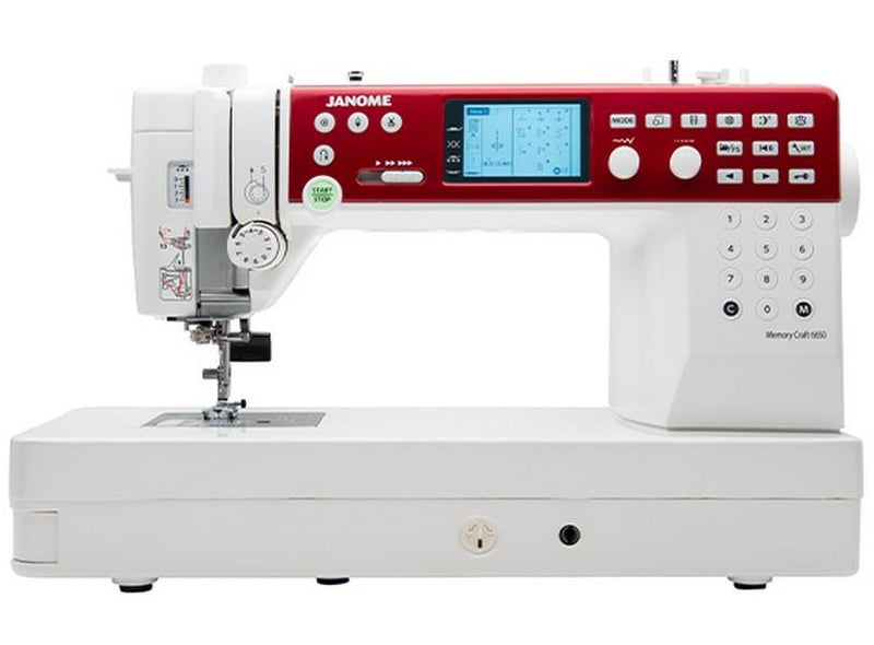janome Memory Craft 6650P available in Canada at The Quilt Store