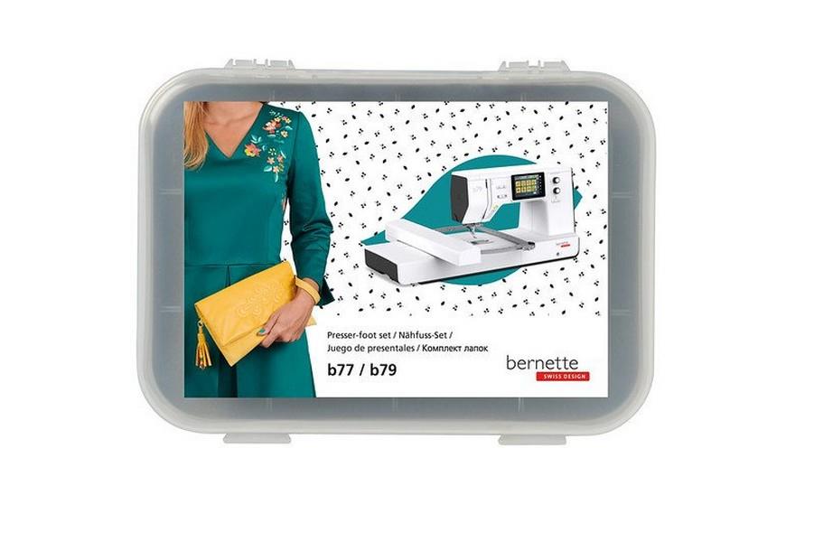 Bernette b77/b79 8 Presser Foot Kit available in Canada at The Quilt Store