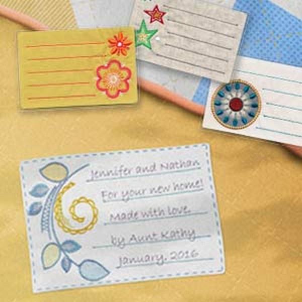 OESD Memorable Quilt Labels